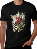 Floral Rib Cage Graphic Tee