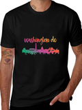 Washington DC Skyline Black T-Shirt