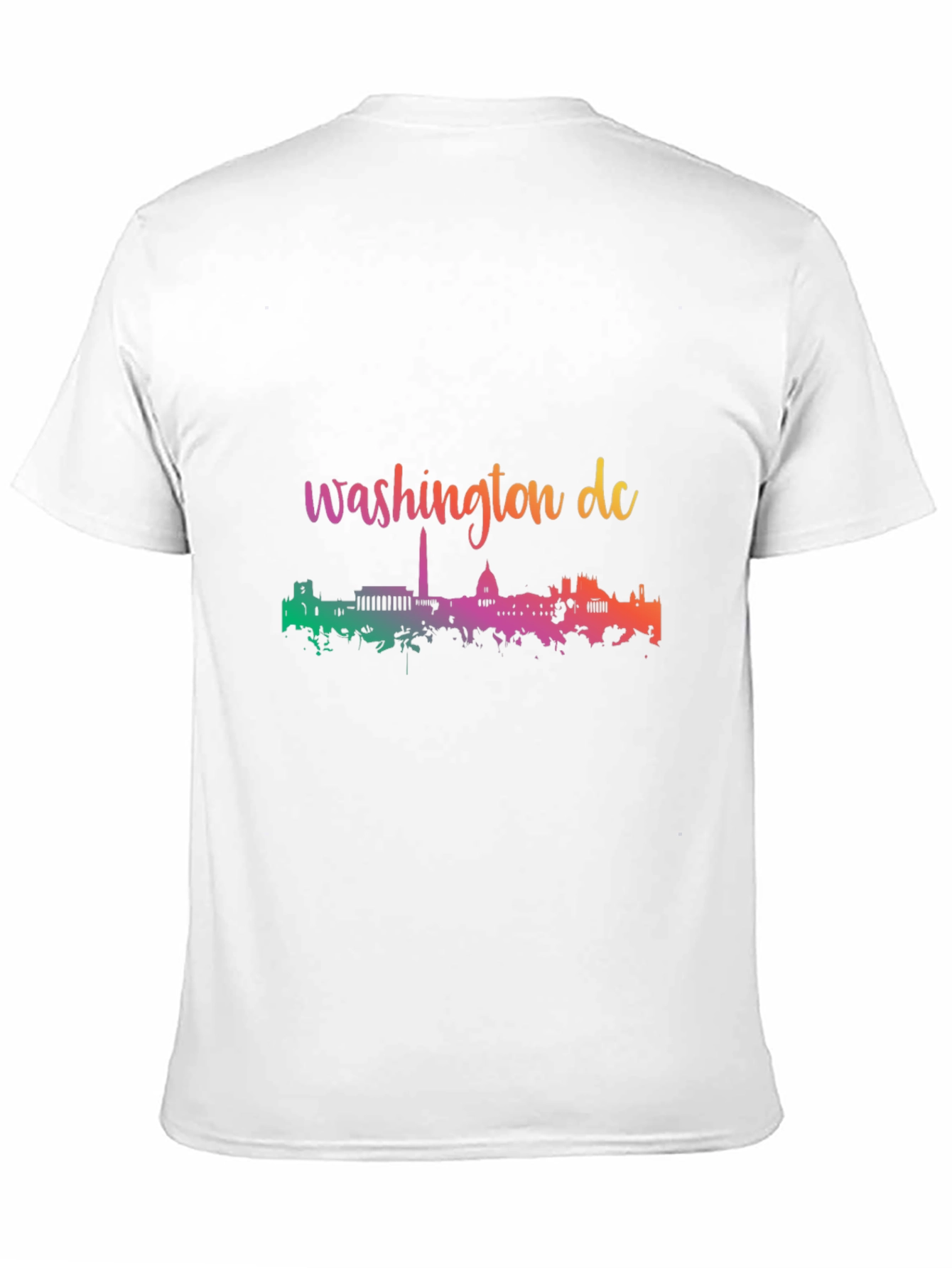 Washington DC Skyline Black T-Shirt