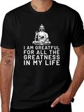 Grateful Buddha Graphic Tee - Black