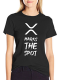 X Marks the Spot Black T-Shirt