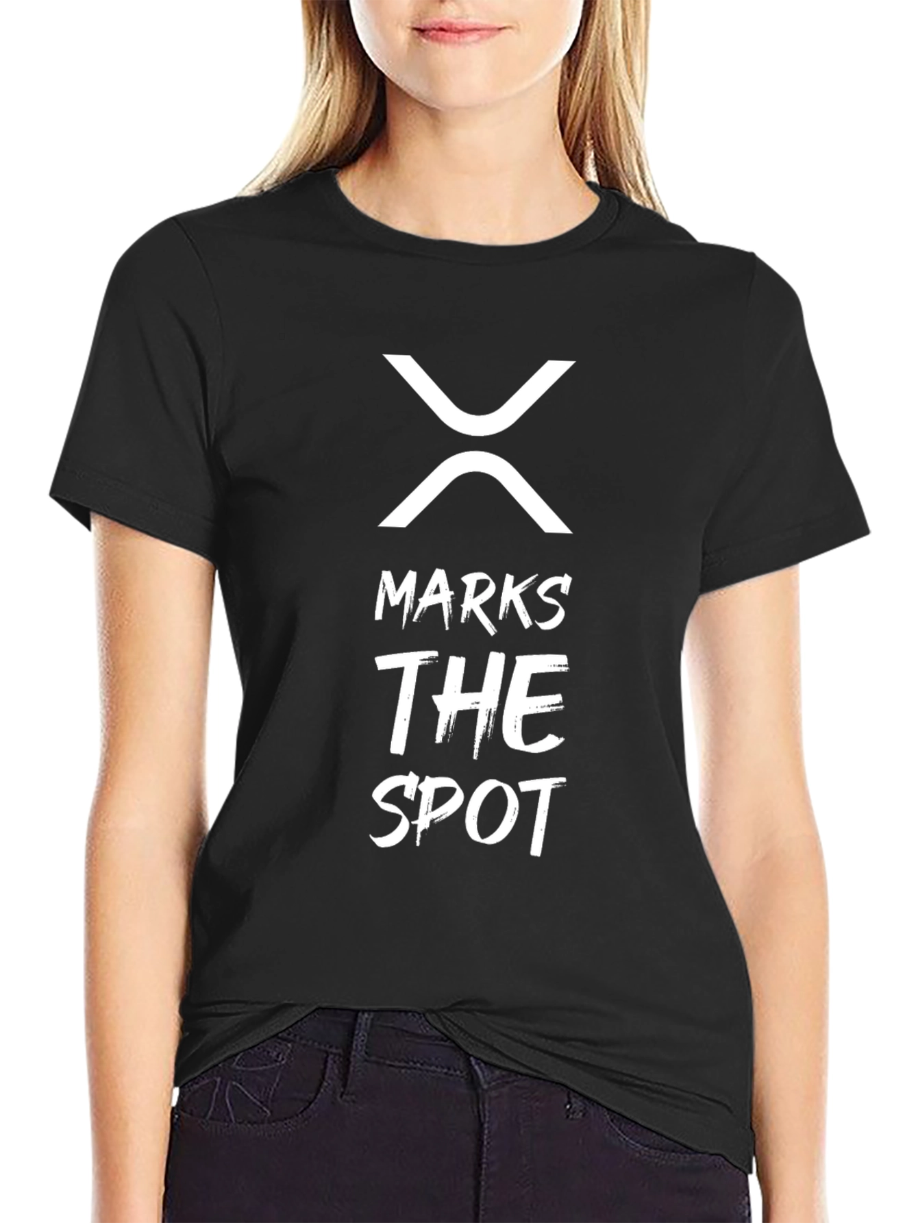 X Marks the Spot Black T-Shirt