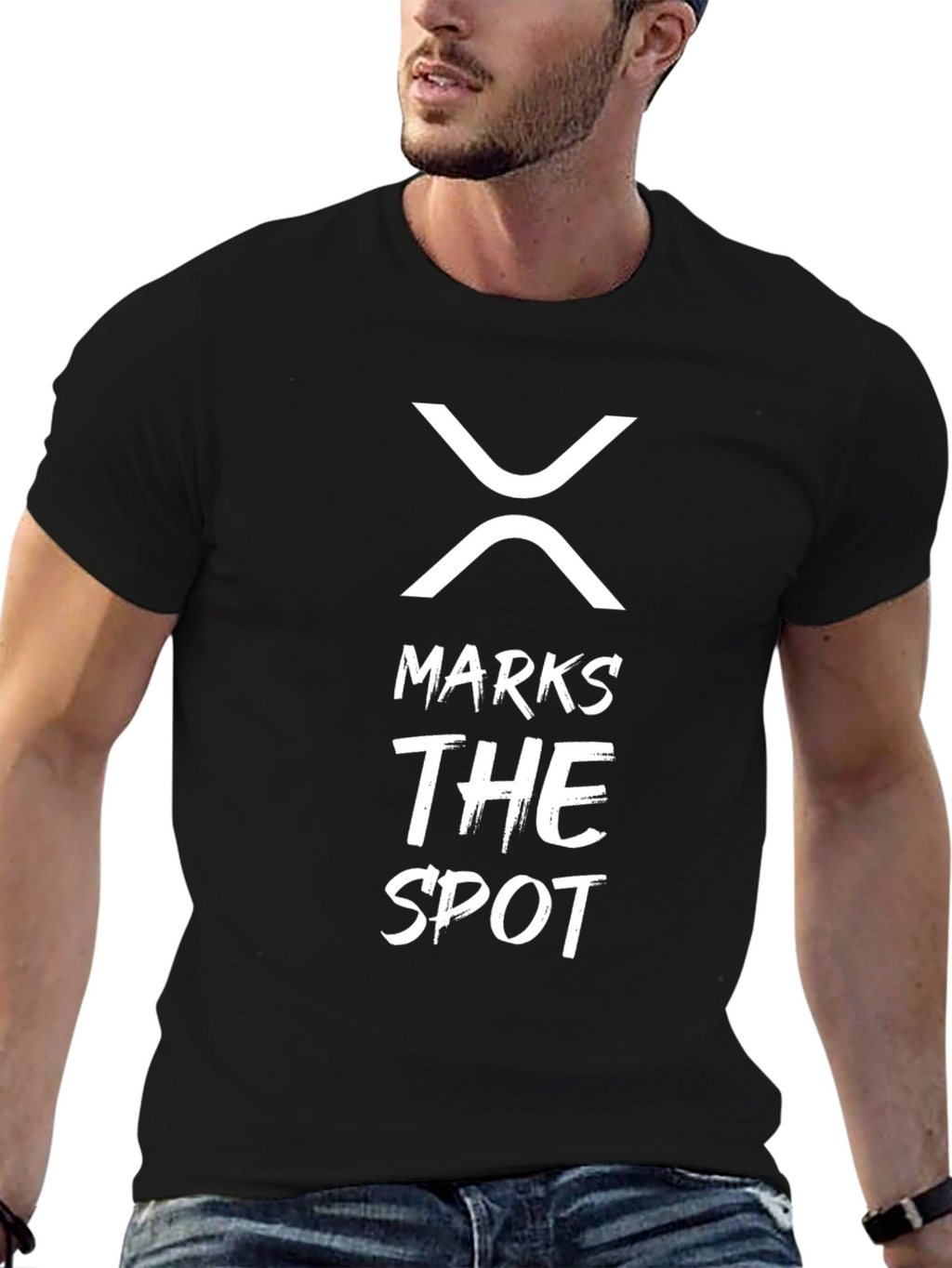 X Marks the Spot Black T-Shirt