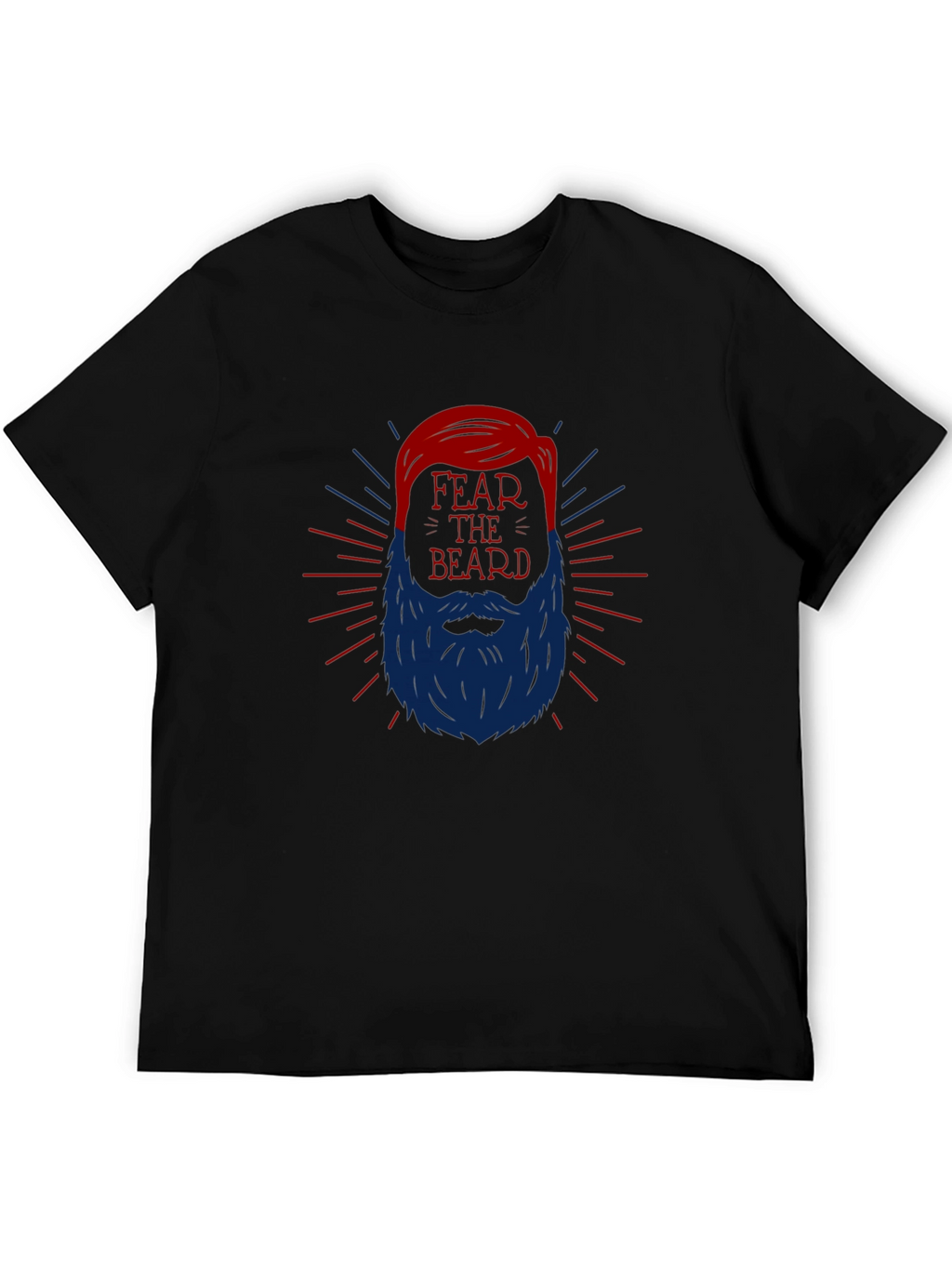 Fear the Beard Graphic Tee - Black