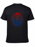 Fear the Beard Graphic Tee - Black