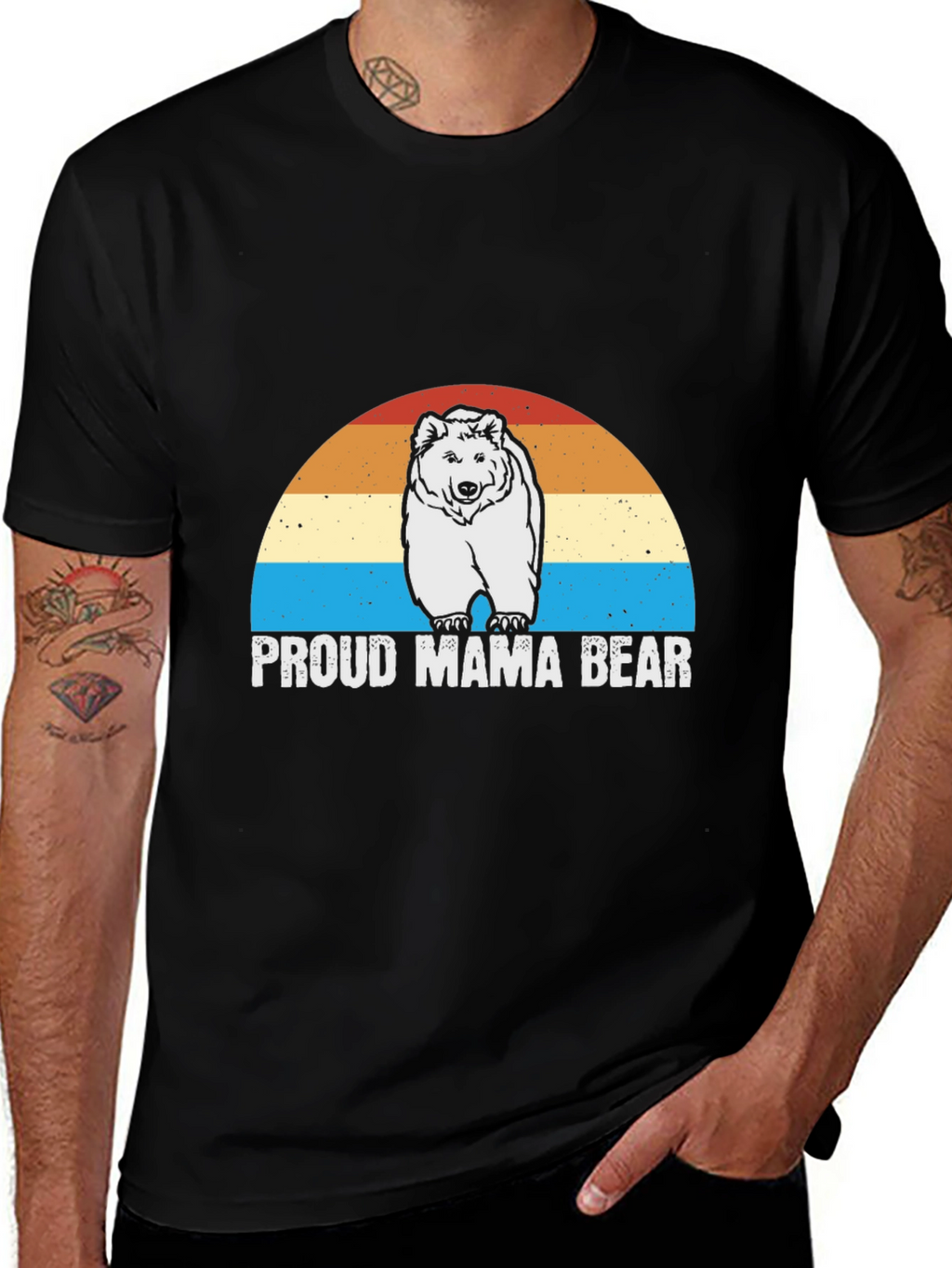 Proud Mama Bear Graphic T-Shirt
