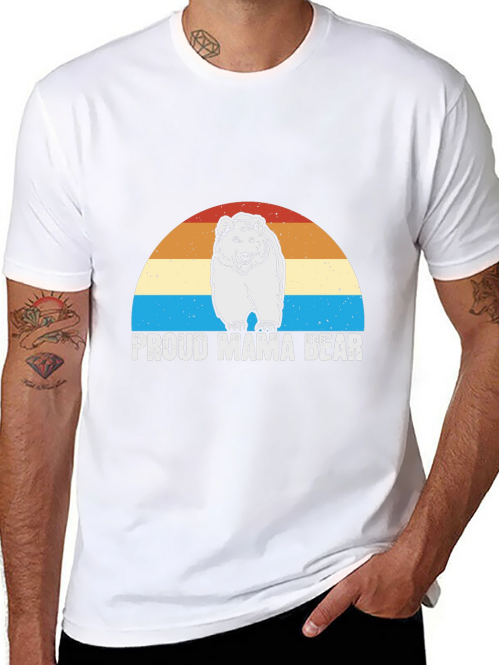 Proud Mama Bear Graphic T-Shirt