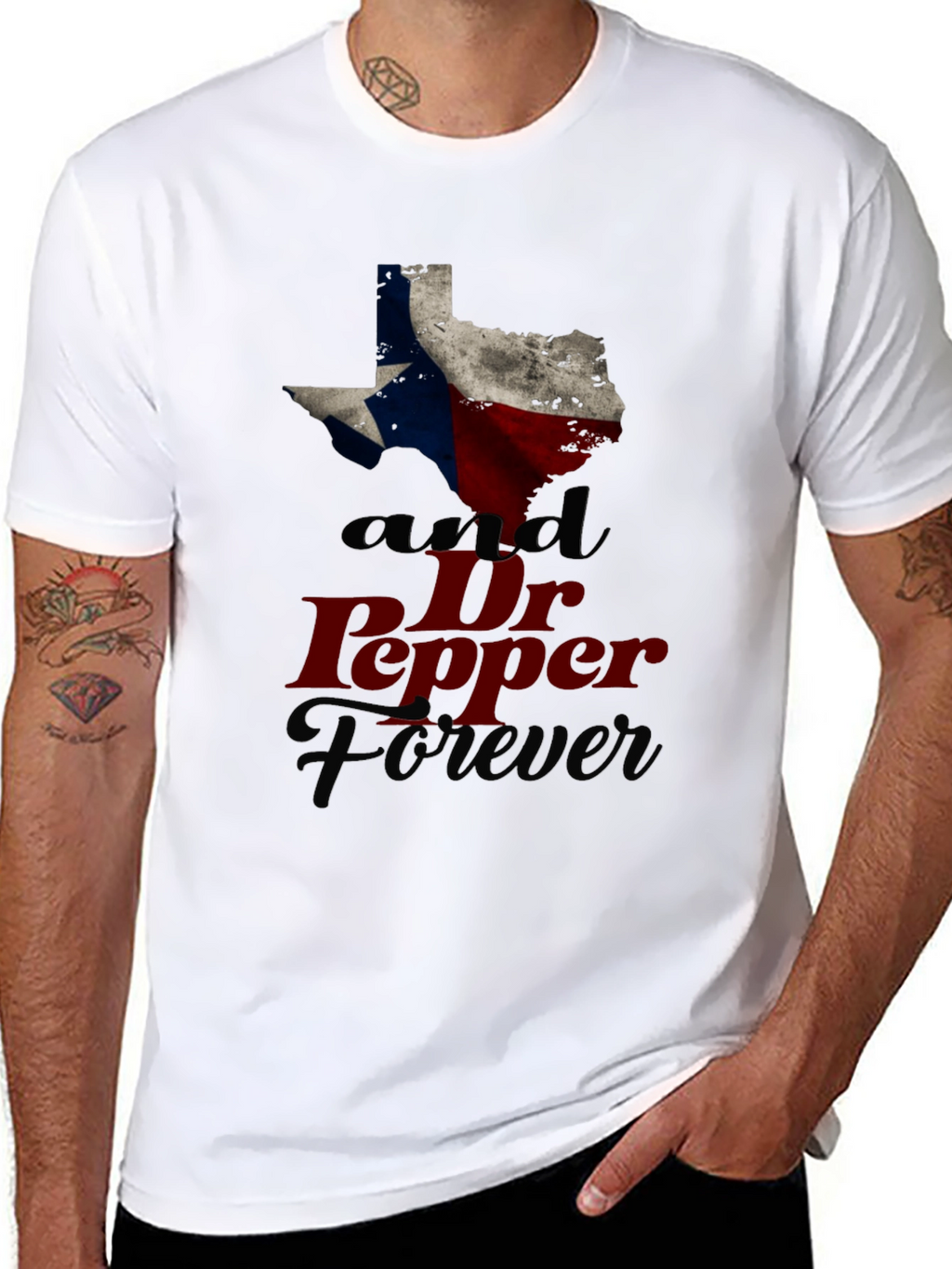 Texas & Dr Pepper Forever Graphic T-Shirt