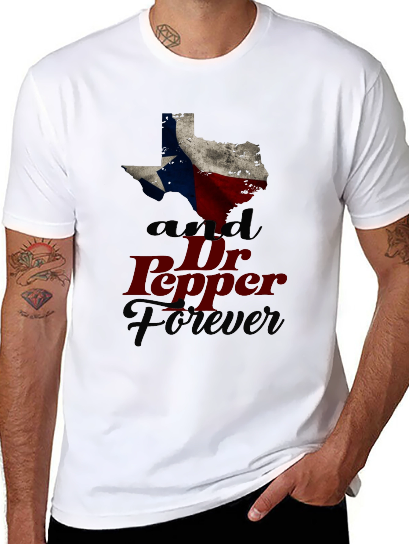 Texas & Dr Pepper Forever Graphic T-Shirt