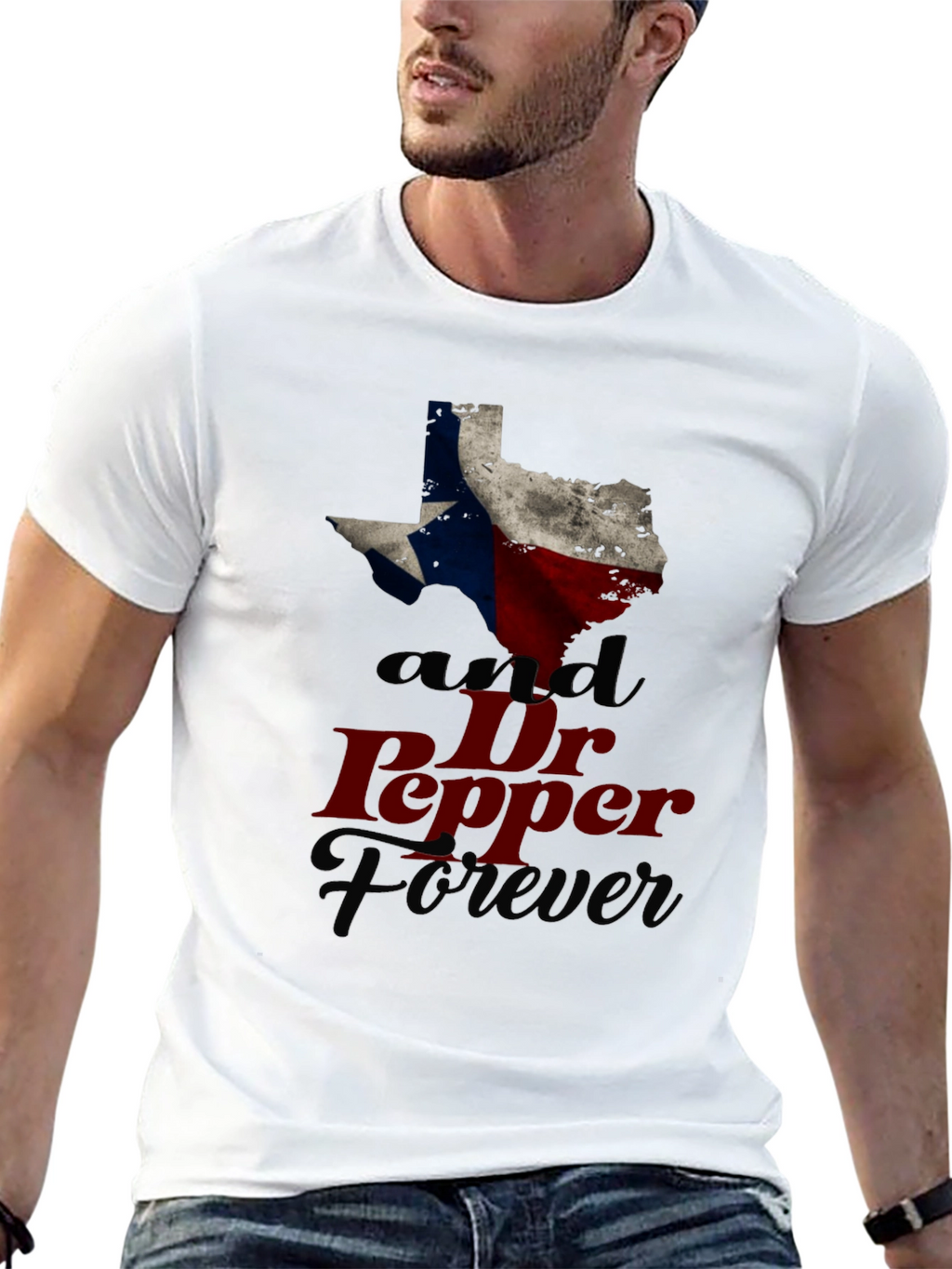 Texas & Dr Pepper Forever Graphic T-Shirt