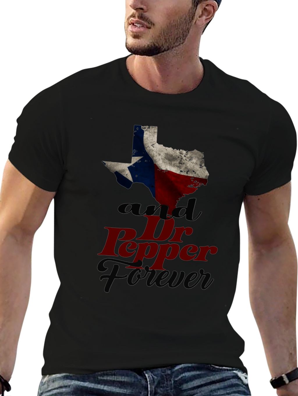 Texas & Dr Pepper Forever Graphic T-Shirt