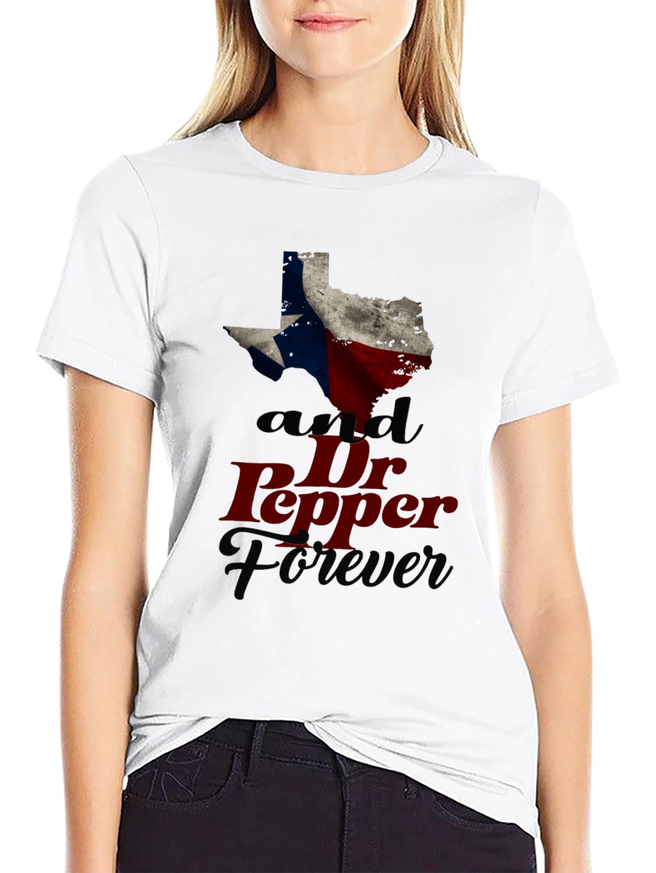 Texas & Dr Pepper Forever Graphic T-Shirt