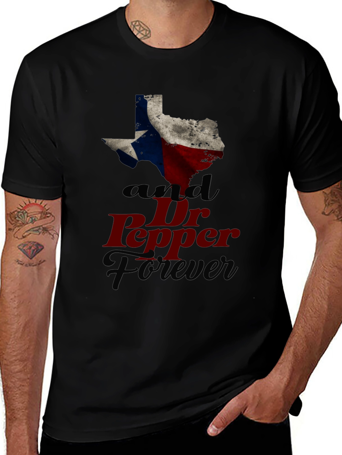 Texas & Dr Pepper Forever Graphic T-Shirt