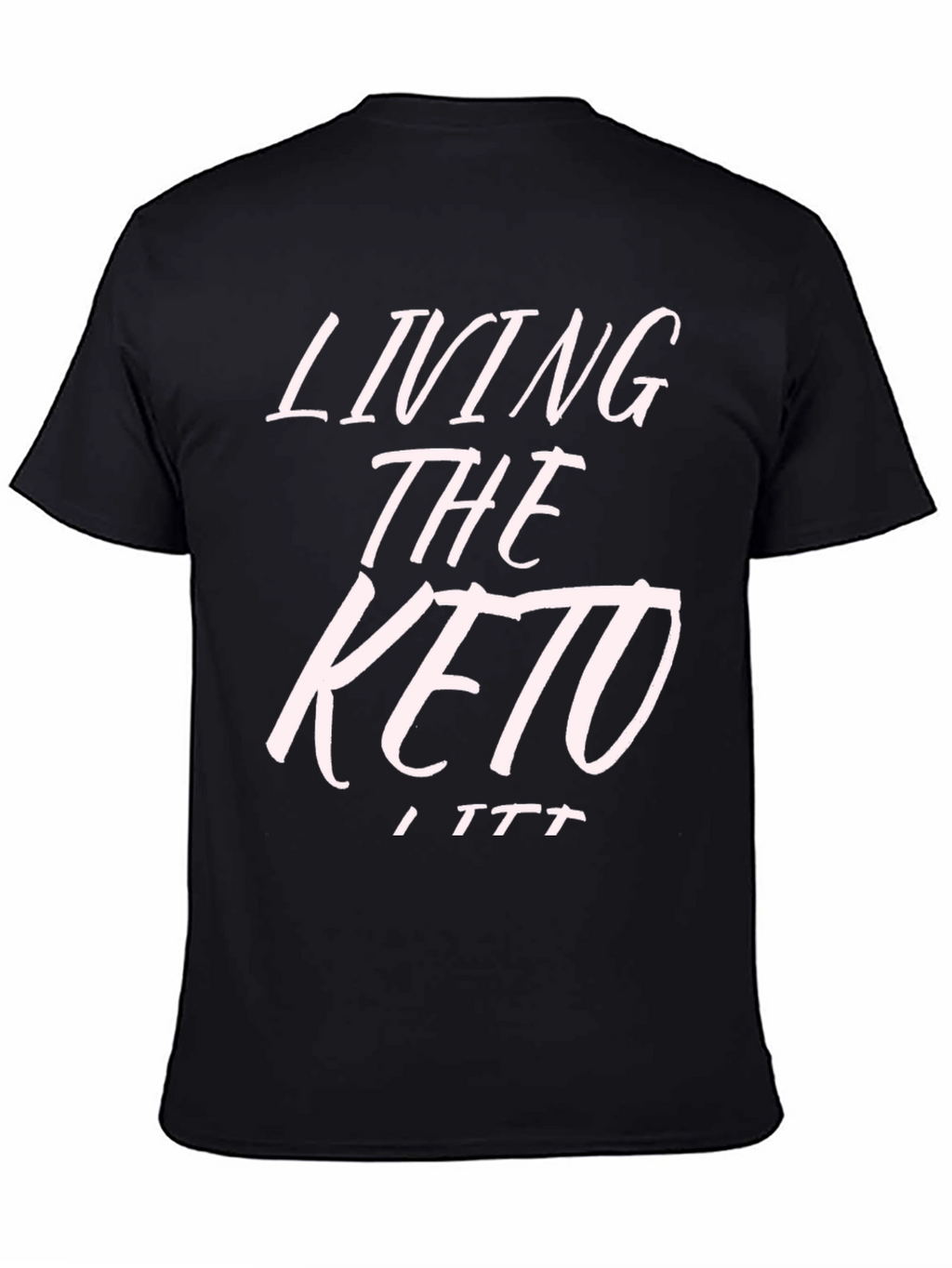 Living the Keto Lifestyle T-Shirt - Black