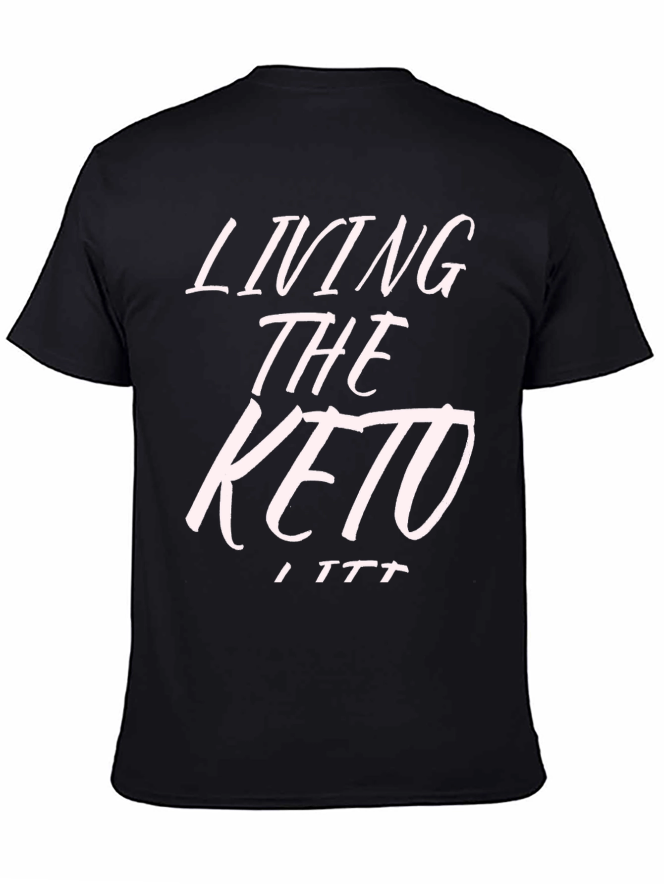 Living the Keto Lifestyle T-Shirt - Black