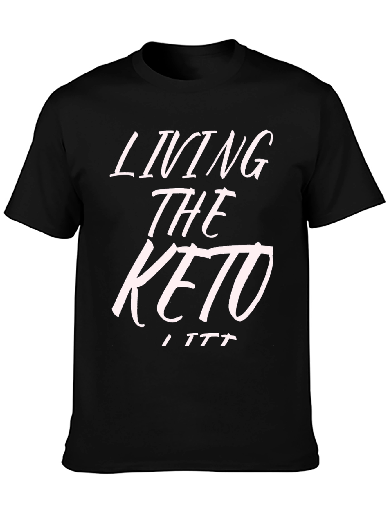 Living the Keto Lifestyle T-Shirt - Black