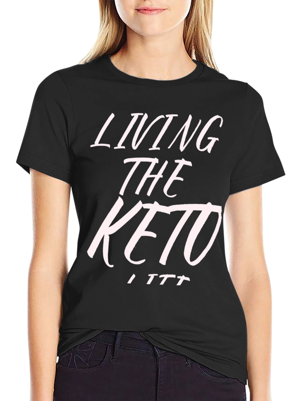 Living the Keto Lifestyle T-Shirt - Black