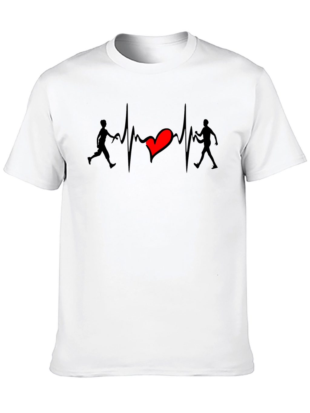 Heartbeat Runner T-Shirt - Love to Run!