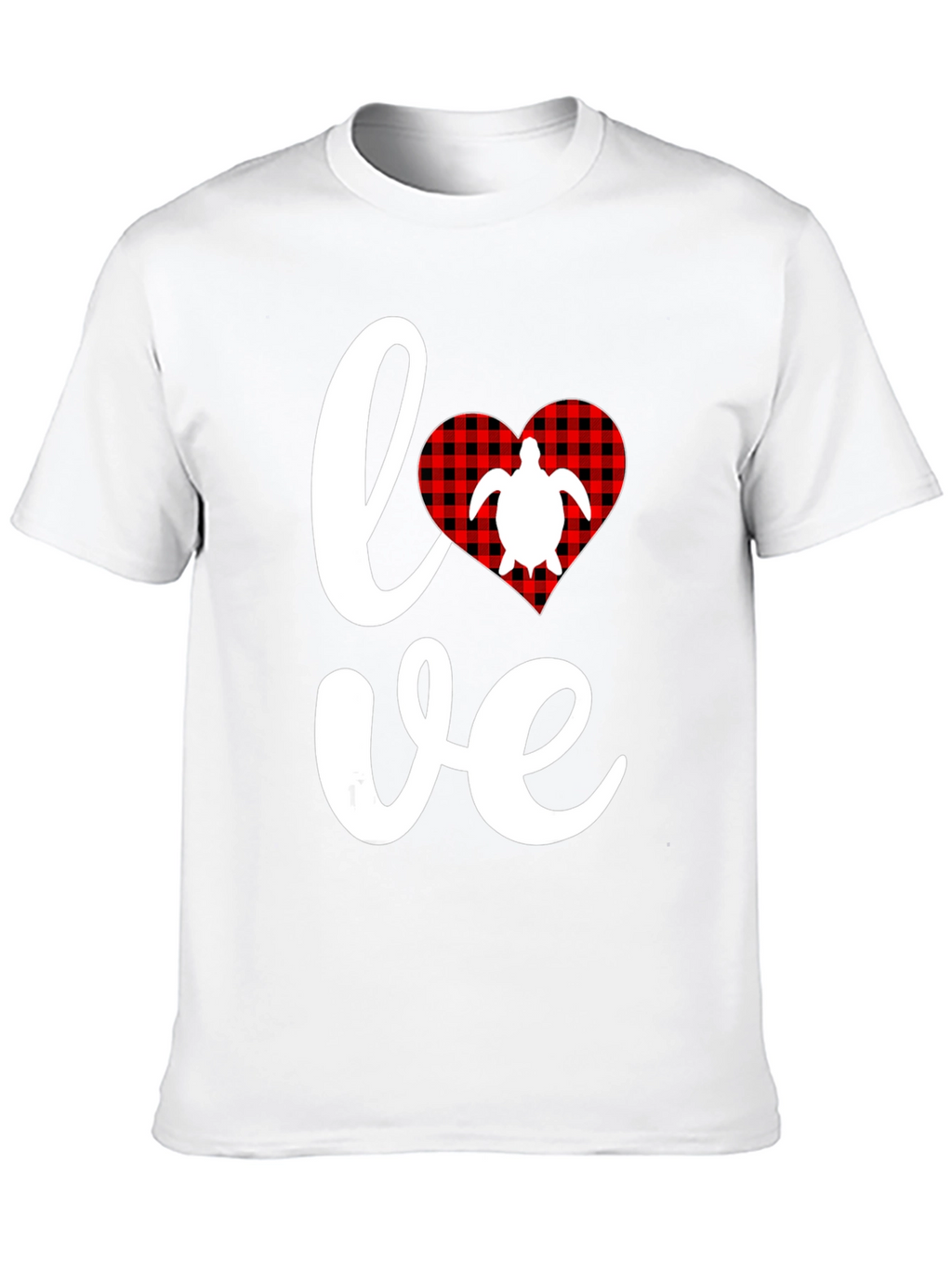 Love Turtle Black Graphic Tee