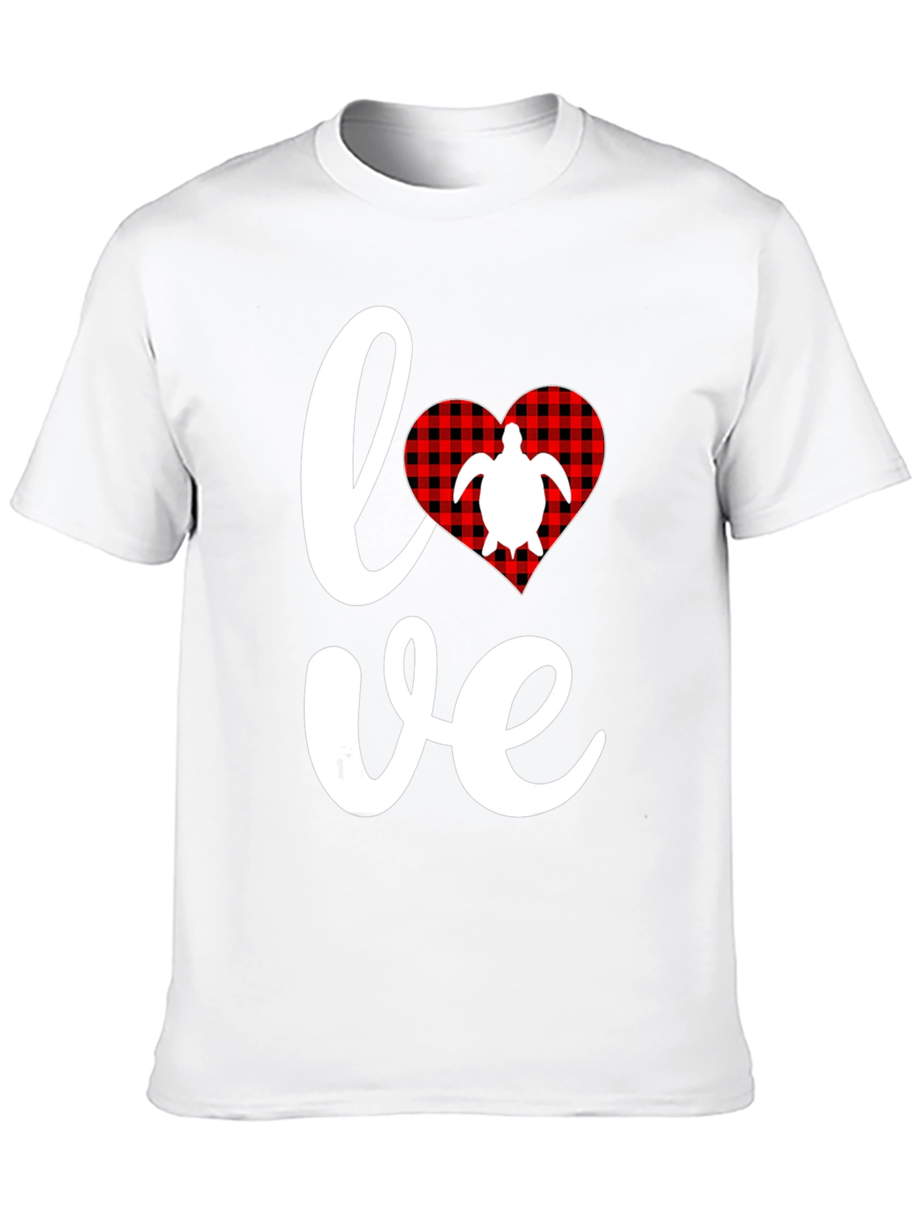 Love Turtle Black Graphic Tee