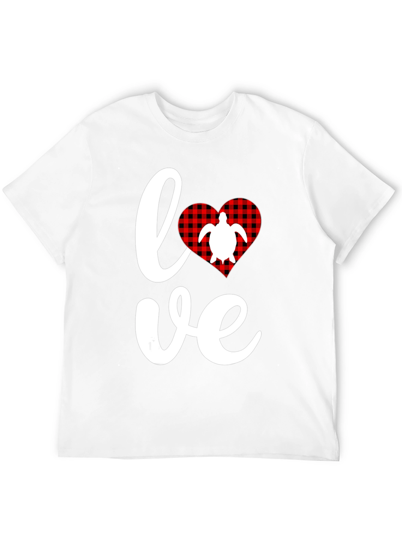 Love Turtle Black Graphic Tee