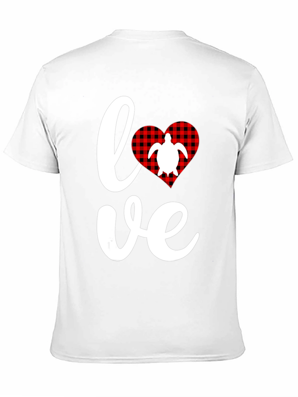 Love Turtle Black Graphic Tee