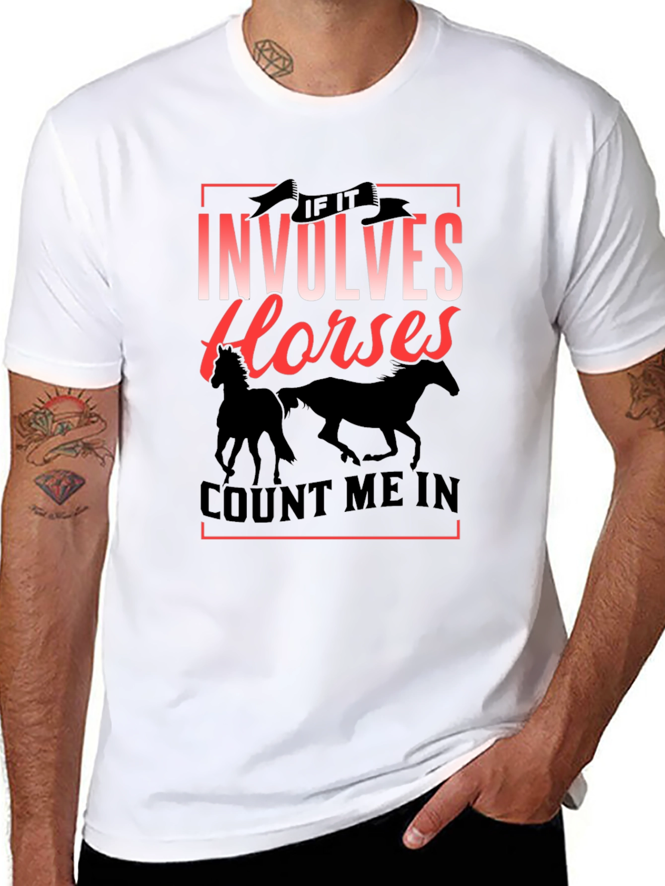 If It Involves Horses T-Shirt
