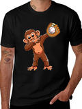 Monkey Baseball Dab T-Shirt
