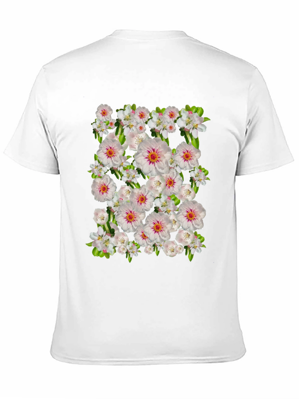 Floral Print Crew Neck T-Shirt