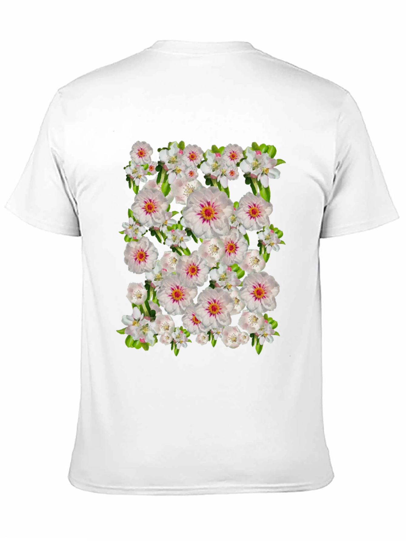 Floral Print Crew Neck T-Shirt