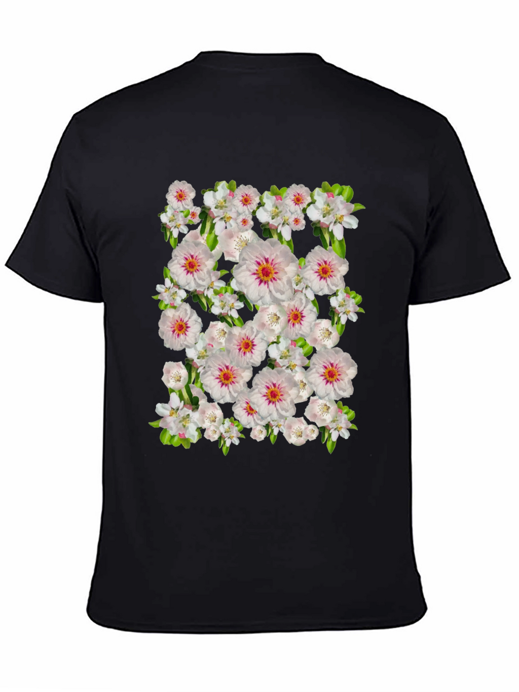 Floral Print Crew Neck T-Shirt