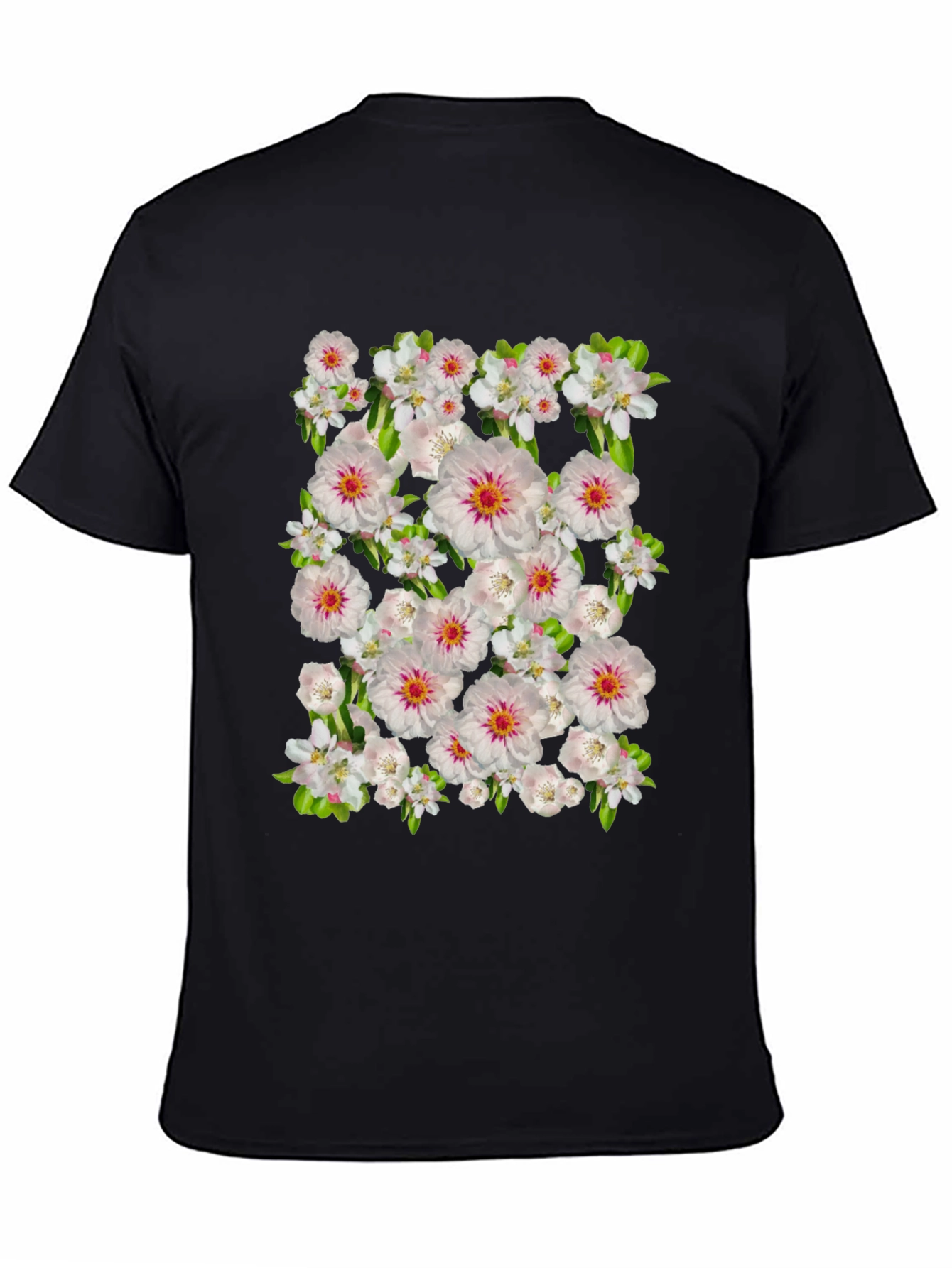 Floral Print Crew Neck T-Shirt