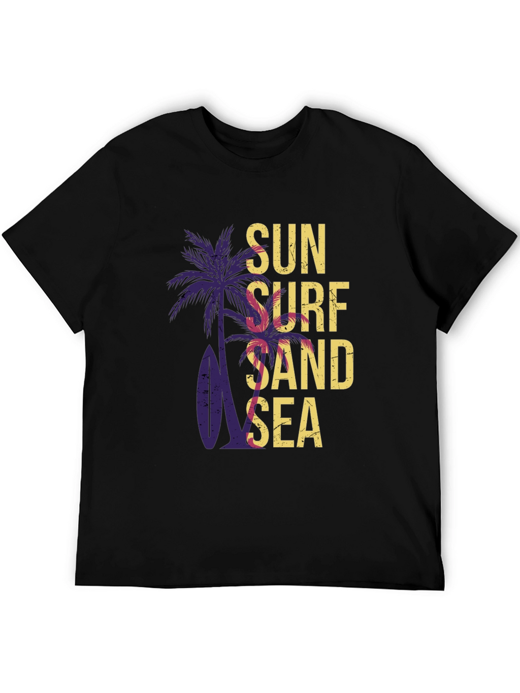 Sun Surf Sand Sea Graphic T-Shirt