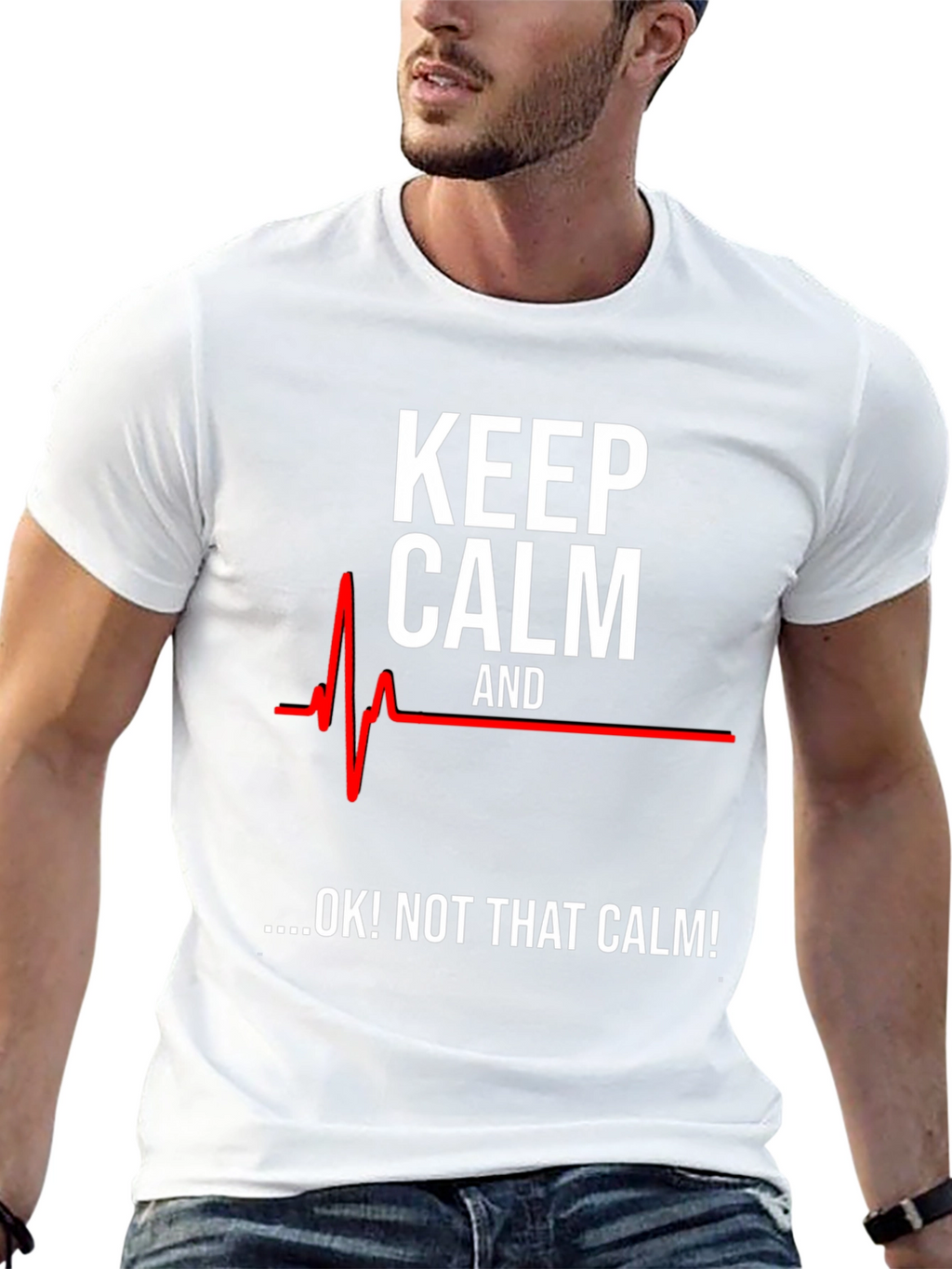 Keep Calm Funny ECG T-Shirt