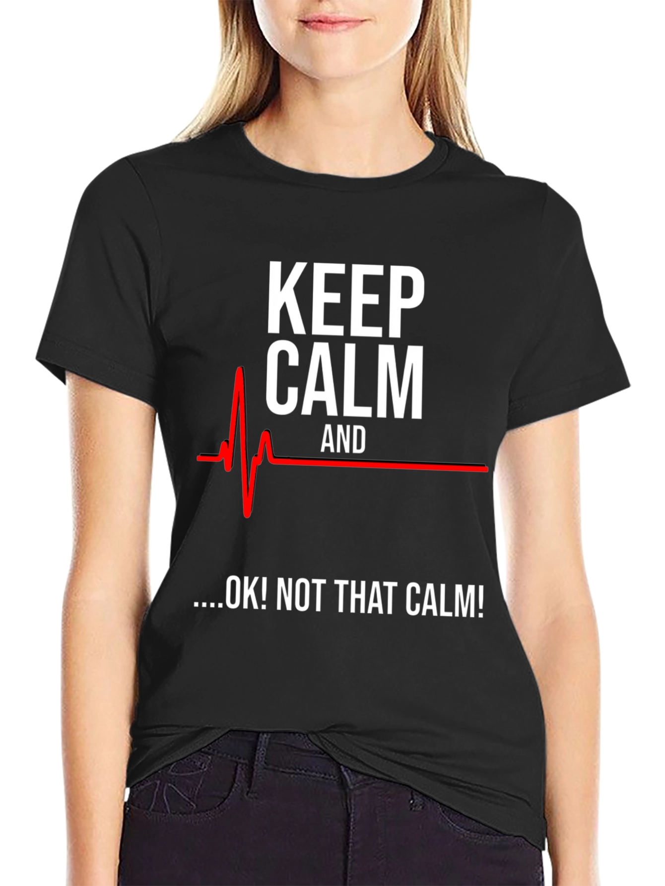 Keep Calm Funny ECG T-Shirt