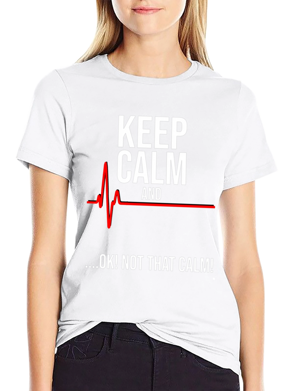 Keep Calm Funny ECG T-Shirt