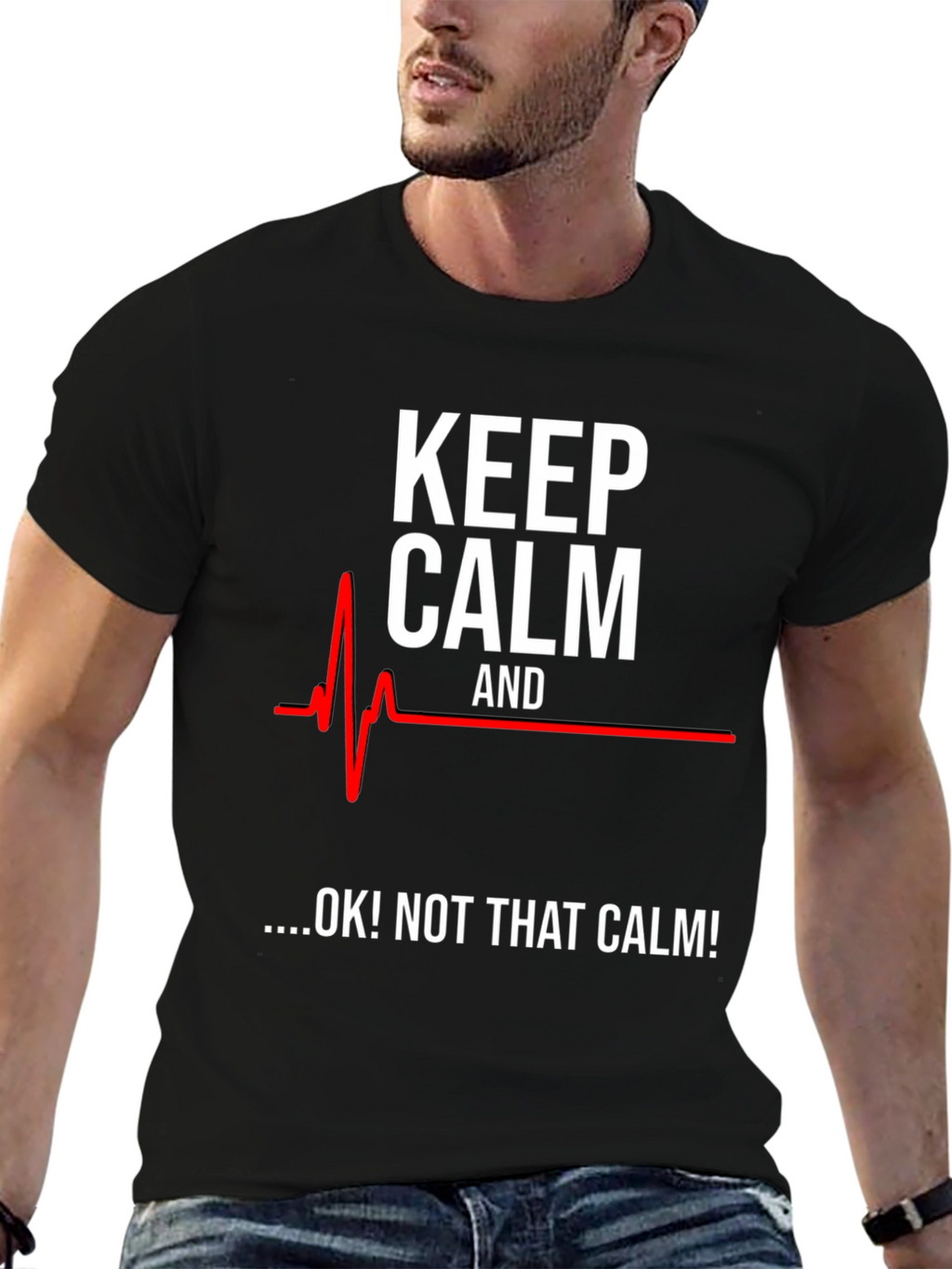 Keep Calm Funny ECG T-Shirt
