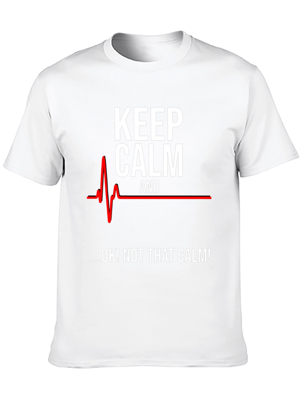 Keep Calm Funny ECG T-Shirt