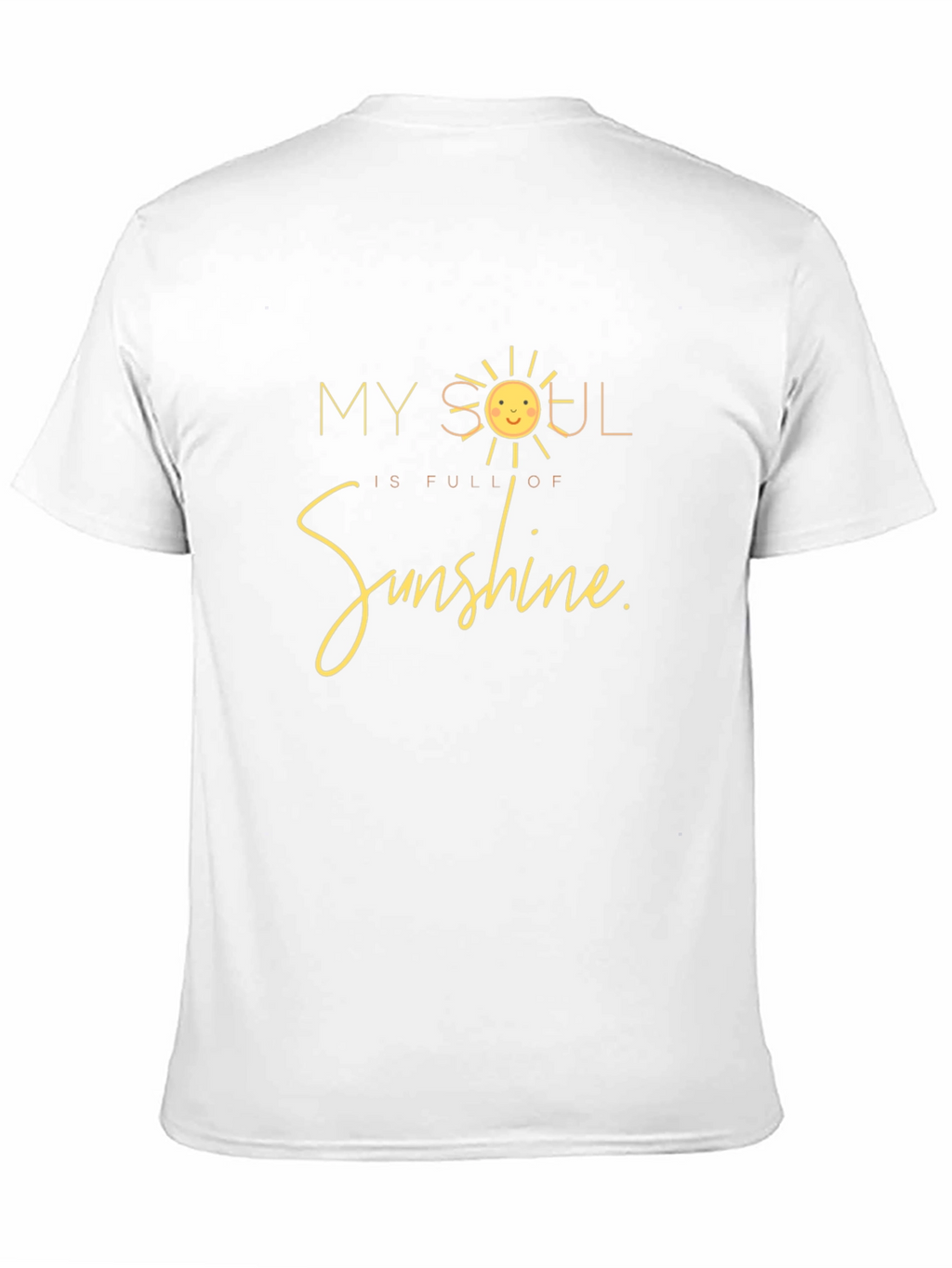 My Soul is Full of Sunshine Black T-Shirt
