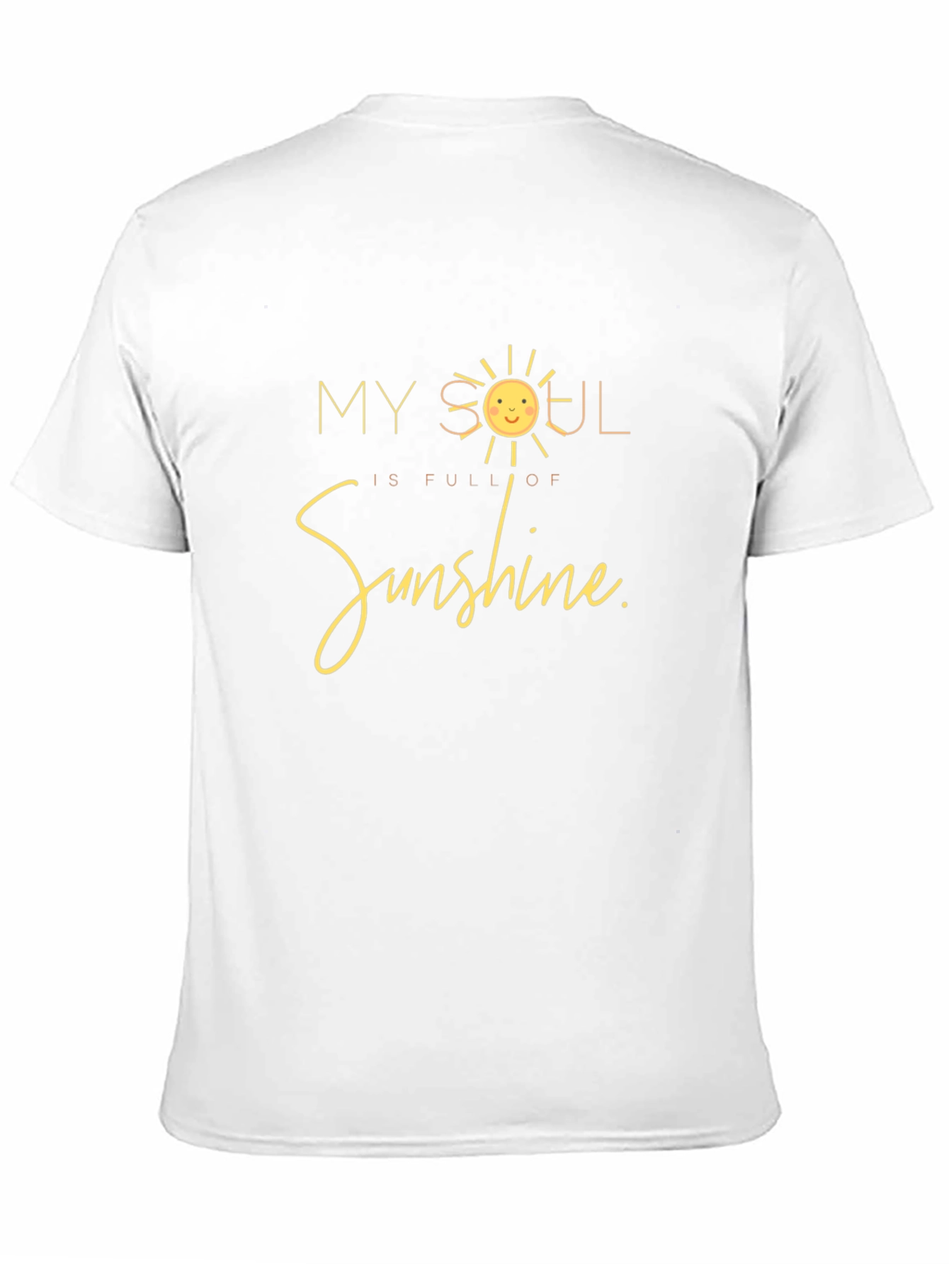 My Soul is Full of Sunshine Black T-Shirt