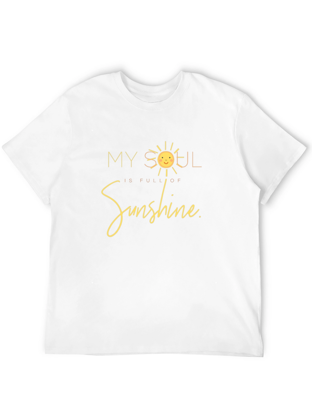 My Soul is Full of Sunshine Black T-Shirt
