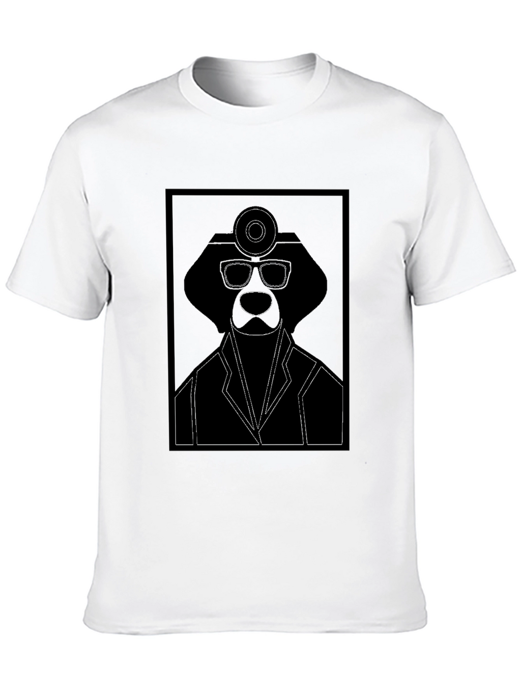 Doctor Dog Graphic Tee - Black