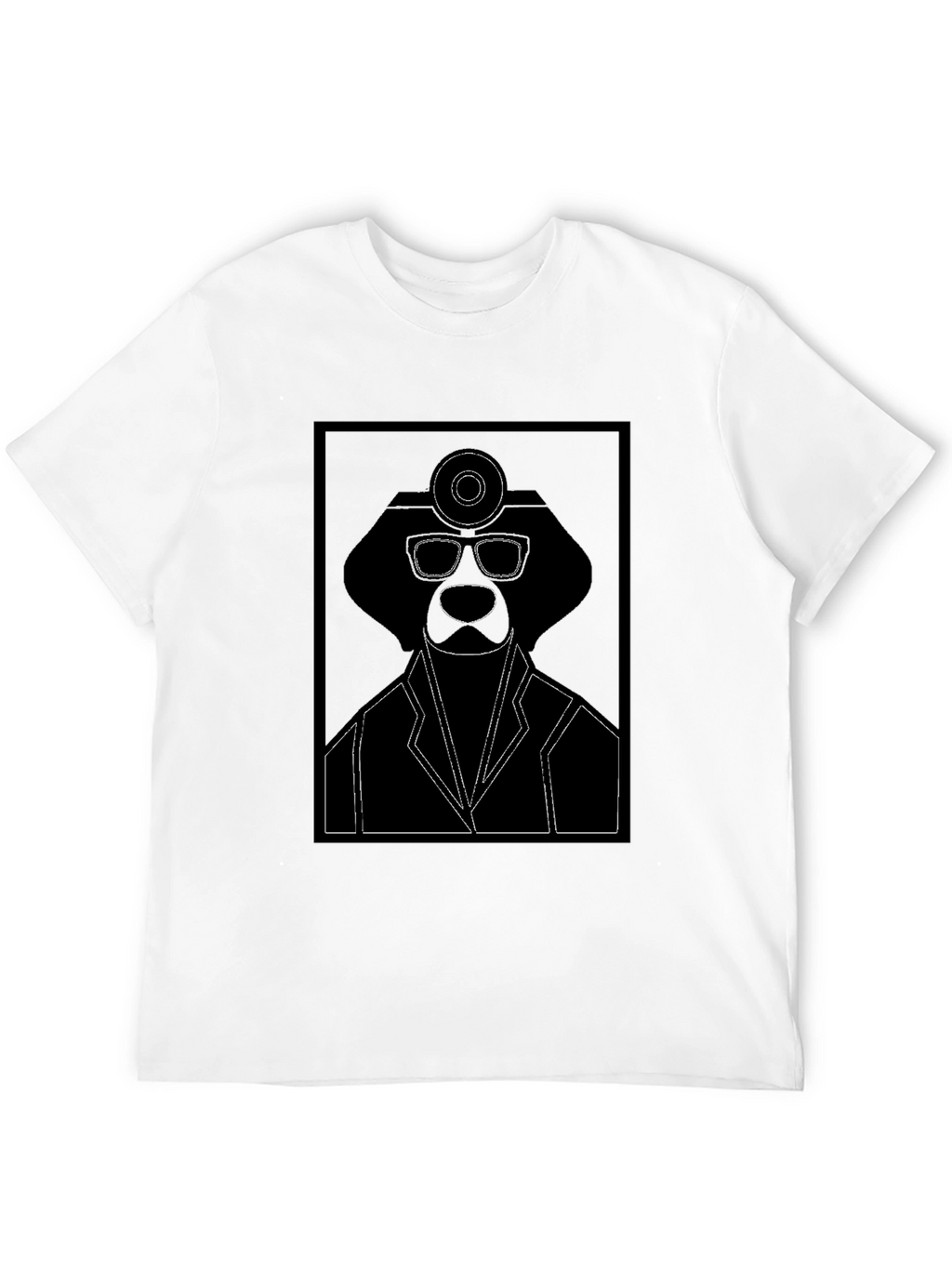Doctor Dog Graphic Tee - Black