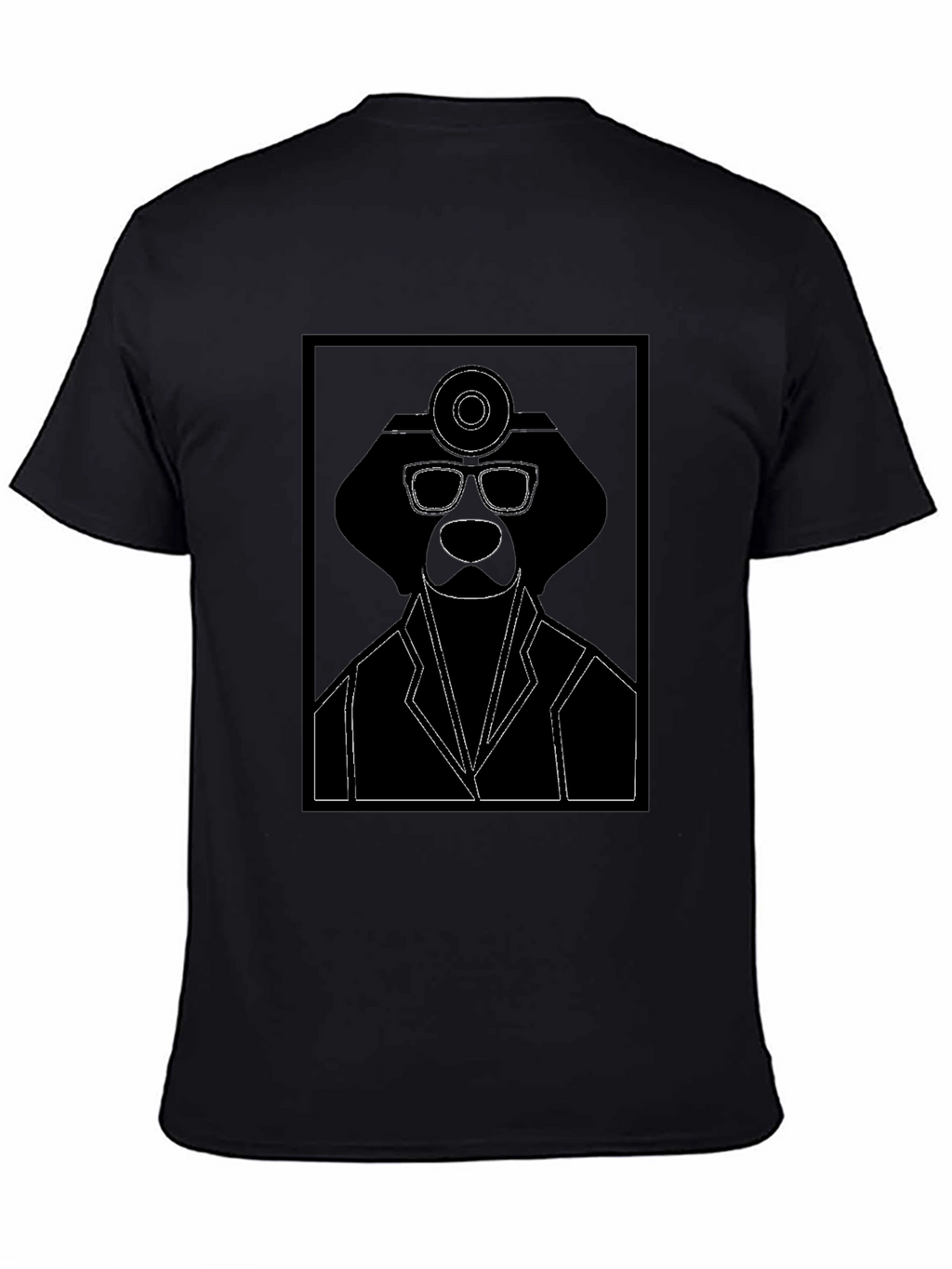 Doctor Dog Graphic Tee - Black
