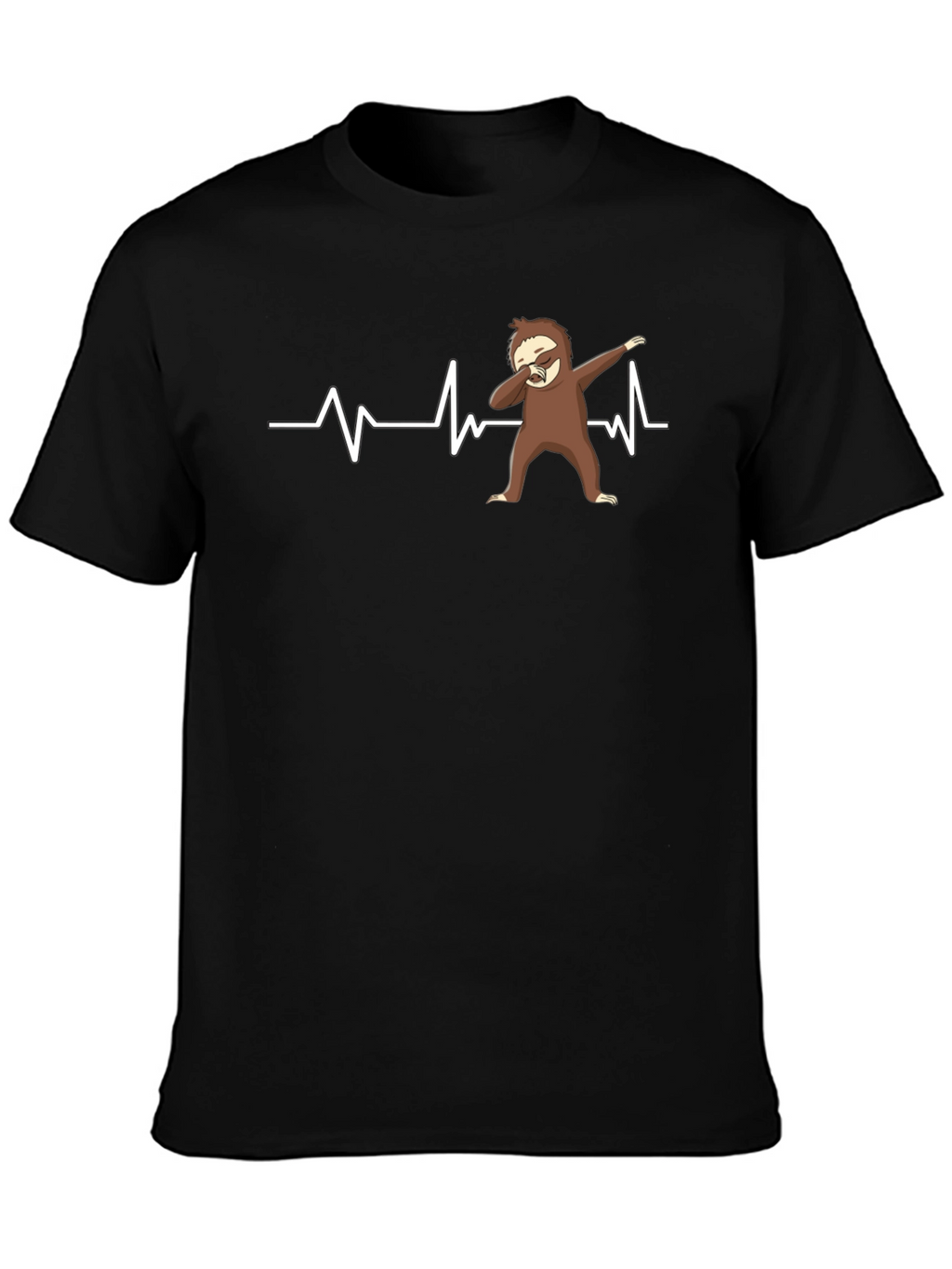 Funny Sloth Heartbeat Dab T-Shirt