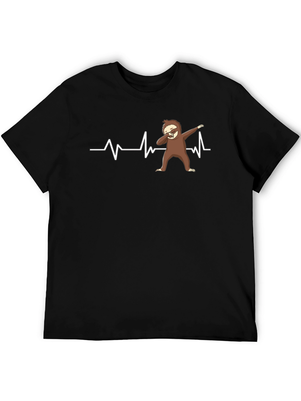 Funny Sloth Heartbeat Dab T-Shirt