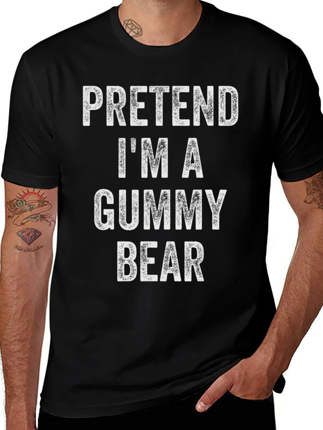 Pretend Im A Gummy Bear Graphic Tee