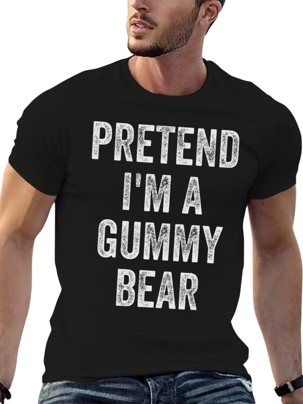 Pretend Im A Gummy Bear Graphic Tee