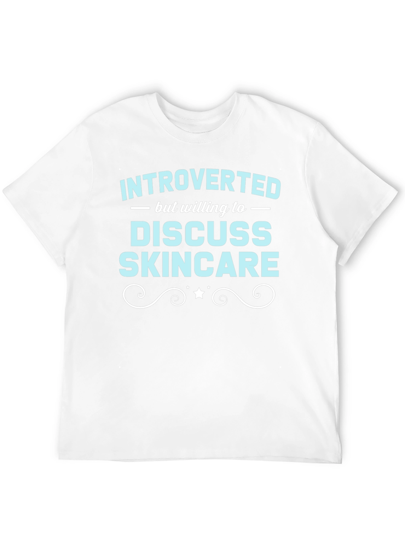 Introverted Skincare T-Shirt Funny