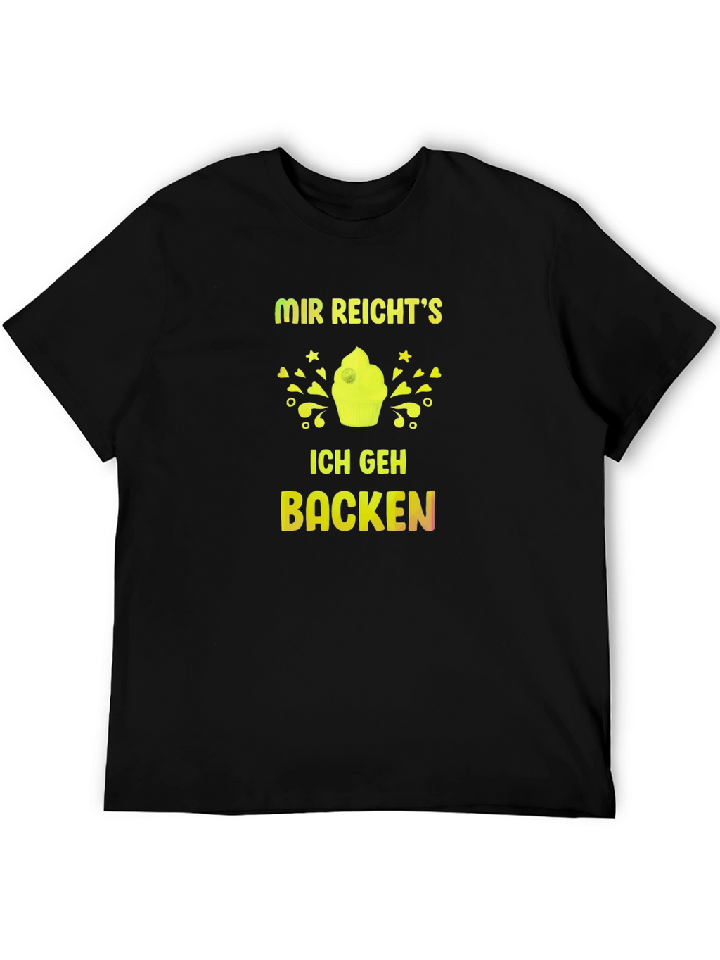 Mir Reichts Ich Geh Backen Black T-Shirt